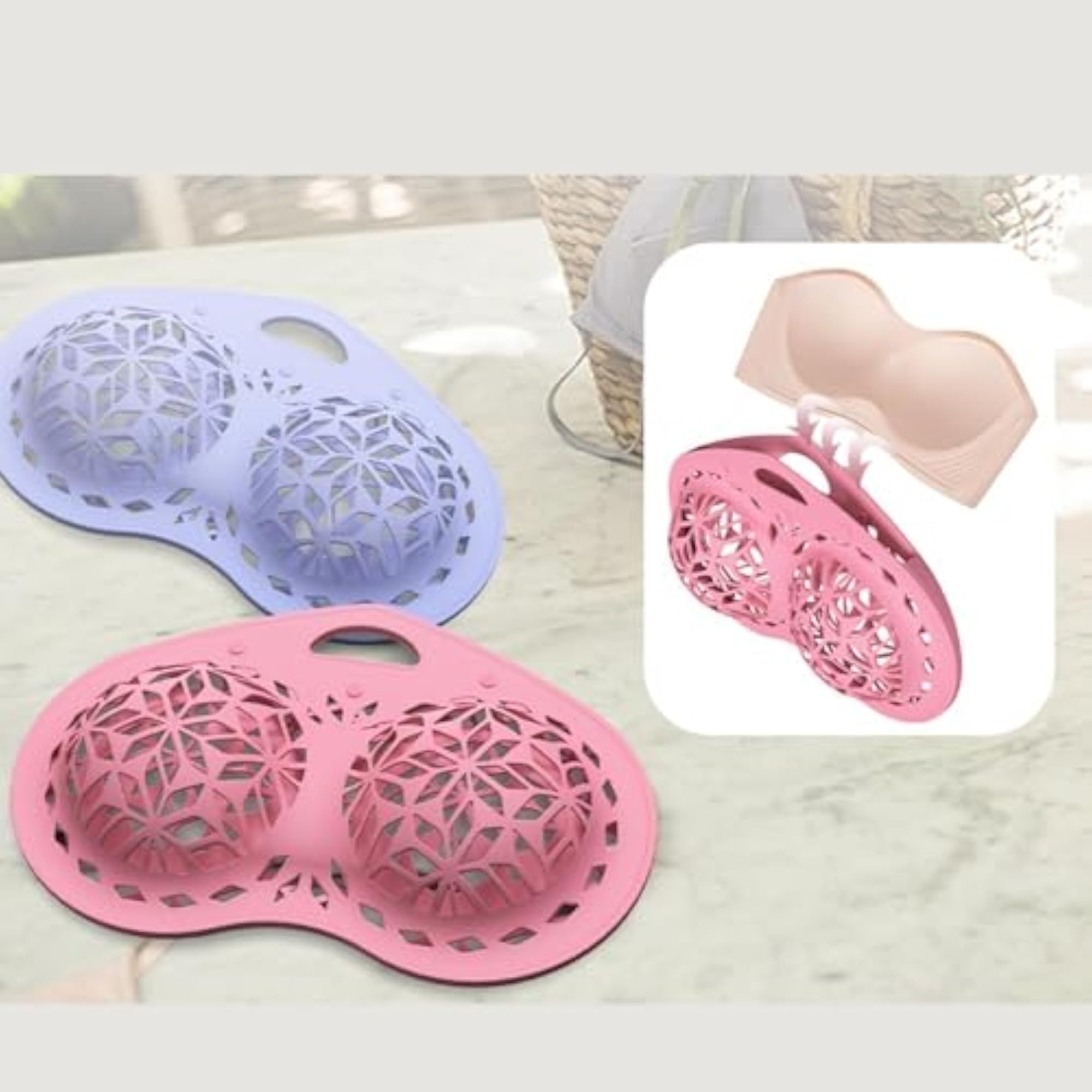 Silicone Bra Washing Bag, Laundry Bag for Delicate Items